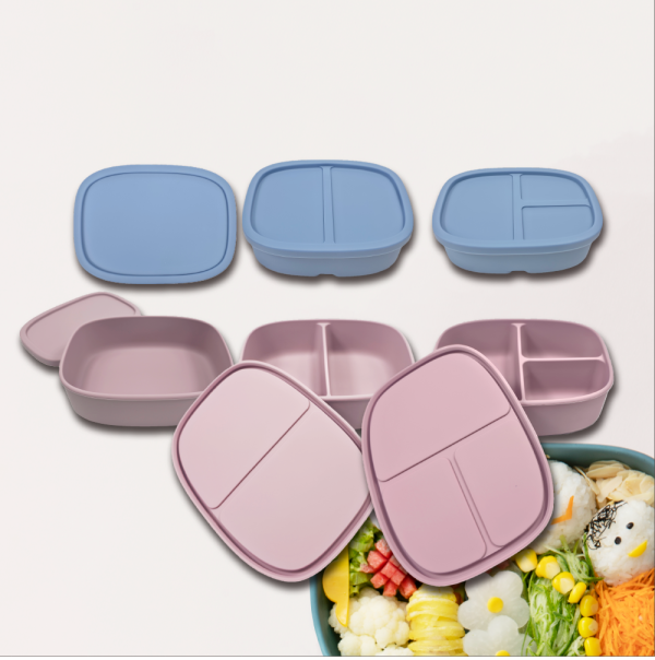 실리콘 베베 도시락 - 1구 - 2구 - 3구