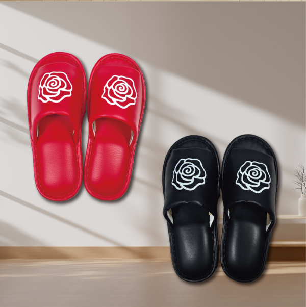 장미 미끄럼 방지 거실화