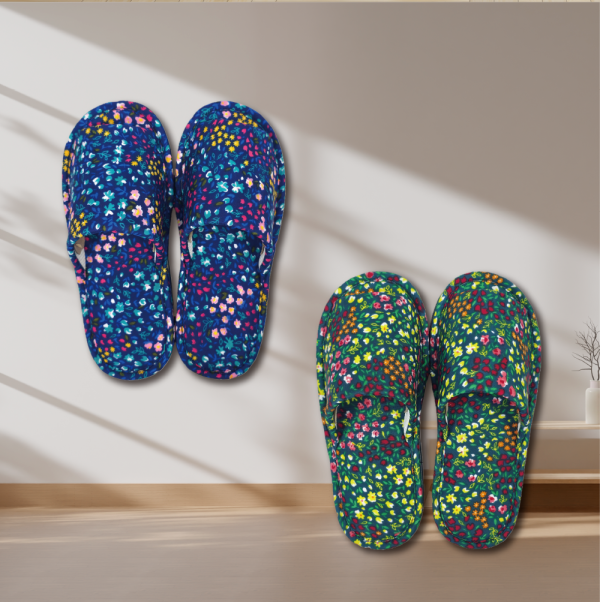 들꽃 미끄럼 방지 거실화